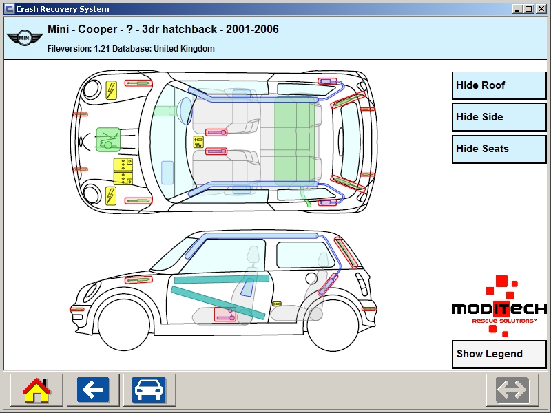 Mini Cooper Body Structure - Boron Extrication