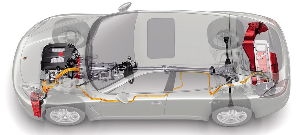 2012 Porsche Panamera S Hybrid Boron Extrication