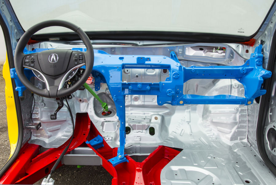 2014 Acura Mdx Body Structure And Safety Cage Boron