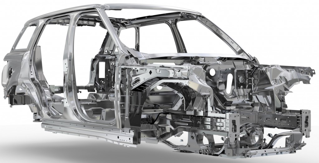 2014 Range Rover Sport Body Structure Boron Extrication