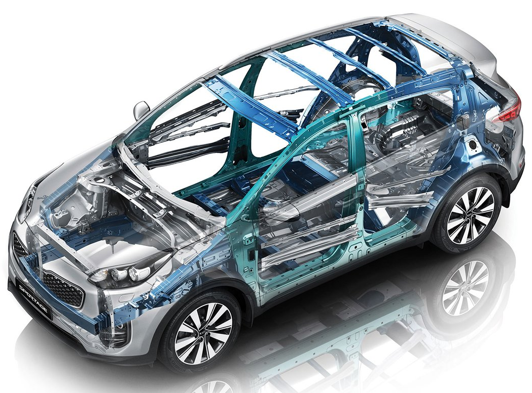 2017 Kia Sportage Body Structure Boron Extrication