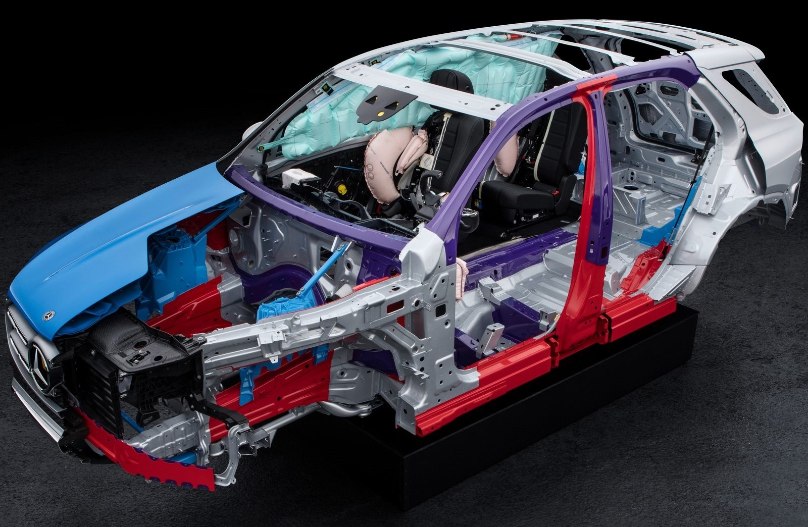 2020 Mercedes Benz GLE Body Structure - Boron Extrication
