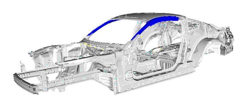 2016-Ford-Mustang-body-structure-pillar-BIW