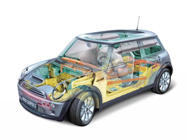 Mini Cooper Body Structure Boron Extrication