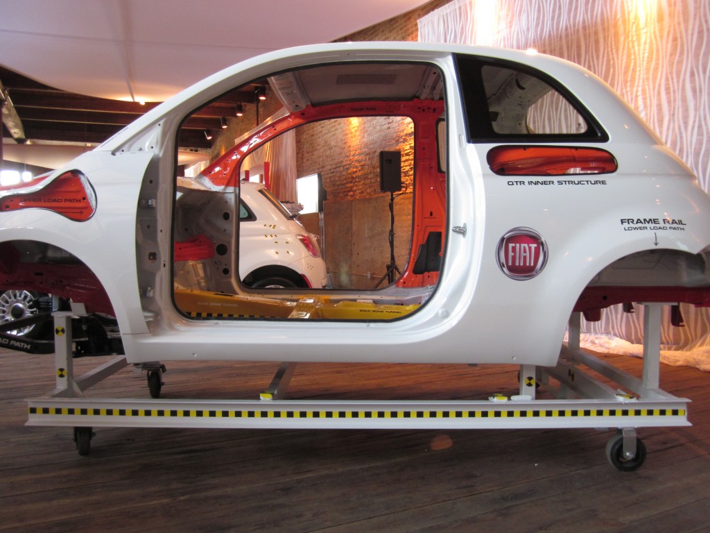 2013 Fiat 500 Body Structure BIW Extrication