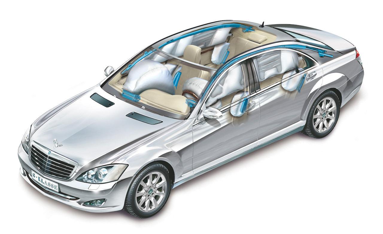Mercedes-Benz S-class airbags Extrication