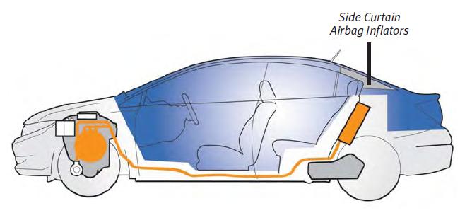 2012_Honda_Civic_Hybrid_Extrication_Hazards_Airbags_Cut_Zones