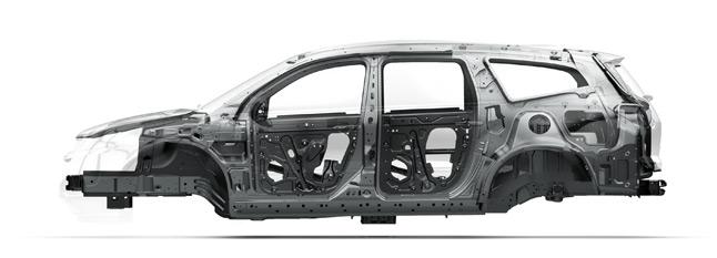 2012 Chevrolet Traverse Body Structure