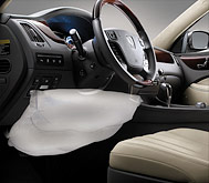 2013 Hyundai Equus Knee airbag extrication