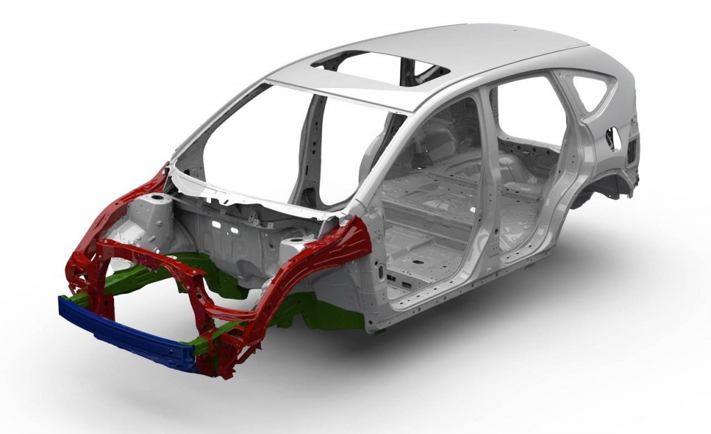 2012 Honda cr-v safety extrication ACE Body Structure