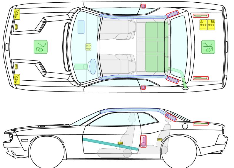 2012 Dodge Challenger Body Structure And Airbags Boron