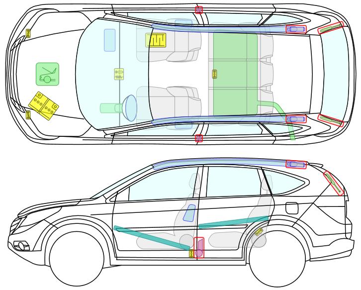 Схема honda cr v 3