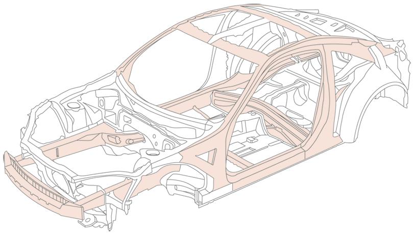 Subaru BRZ Body Structure Extrication Safety Cage