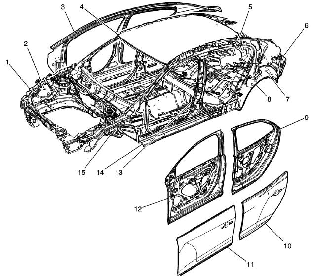 2012 Buick Allure/LaCrosse Body Structure - Boron Extrication