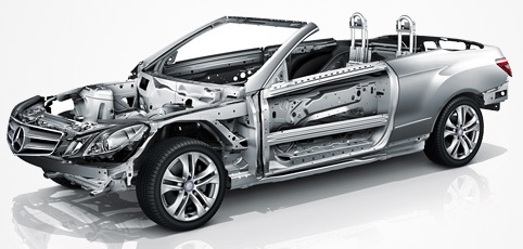 2012 Mercedes-Benz E-Class Body Structure Extrication