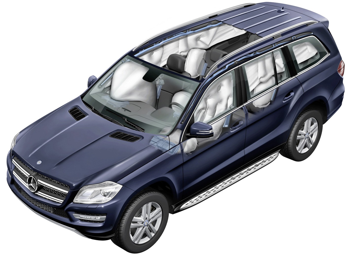 2013 Mercedes-Benz GL-Class Extrication Safety Airbag