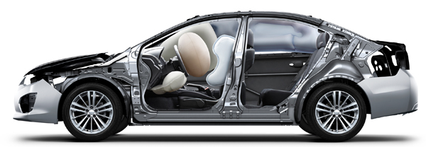 2013 Subaru Impreza Body Structure Airbag Safety Extrication