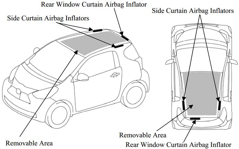 2013 Scion iQ EV Airbags Extrication Safety Rescue