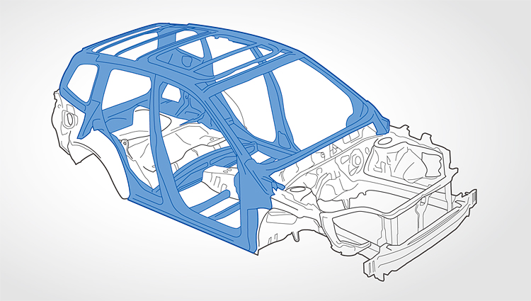 Subaru Forester Body Structure.