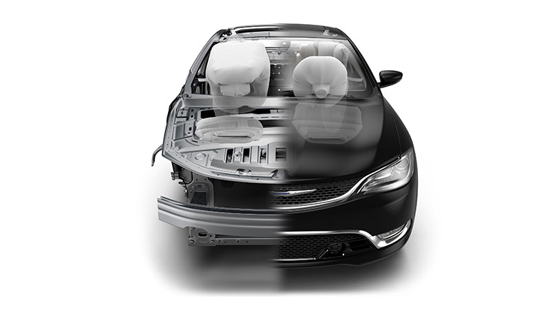 2015 Chrysler 200 Body Structure and Airbags