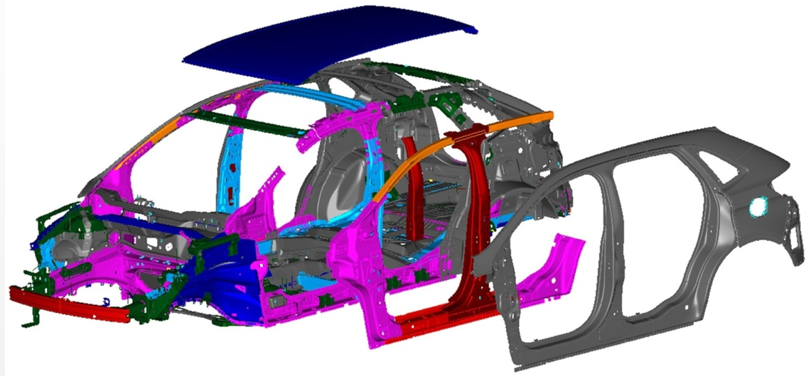 2015-Ford-Edge-Body-Structure-B-Pillar-Cutaway-Extrication-rescue