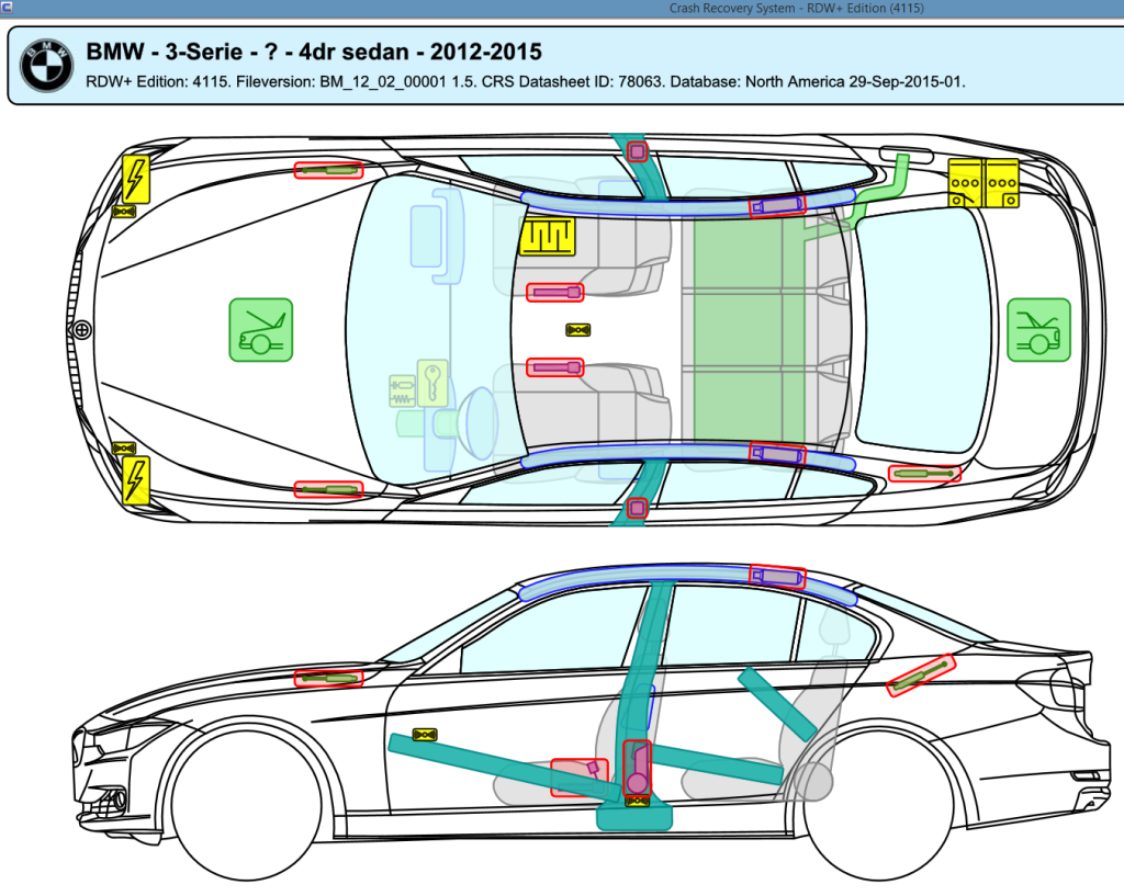 2014-BMW-3-Series-Extrication-BMW-UHSS-Cutter