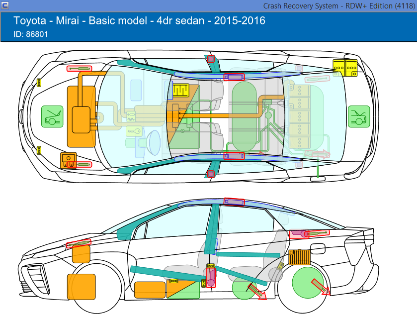 2016 Toyota Mirai Fuel-Cell Sedan