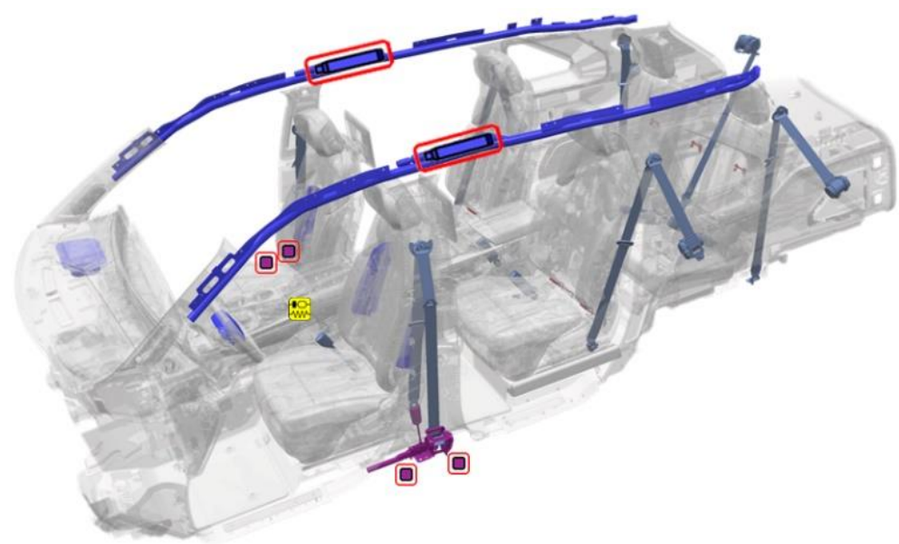 2025 Cadillac Escalade IQ 5 Door SUV BEV Airbag