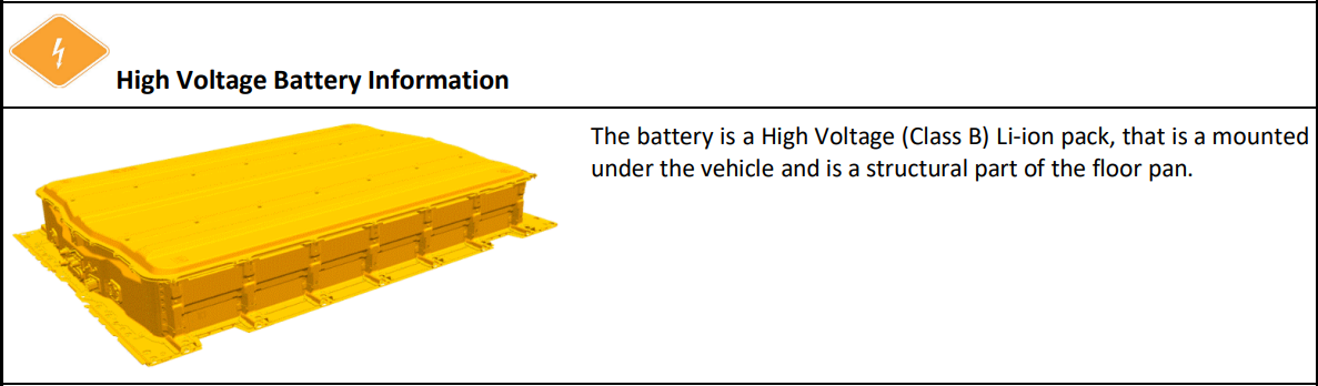 2025 Cadillac Escalade IQ 5 Door SUV BEV HV Battery Pack
